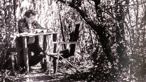 Solženicyn v květnu 1959 při práci v Rjazani, kde tehdy žil. Foto: soukromý archív YMCA-Press/Editeurs Réunis