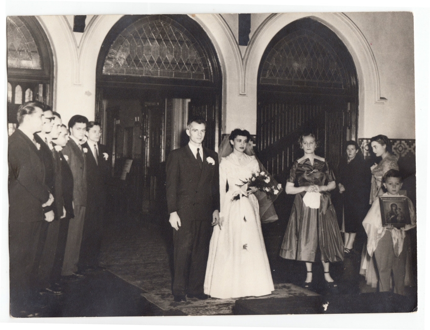 Svatba Michaila a Viktorie Mondičových v New Yorku v únoru 1951. Zdroj: archiv Alexandra Mondiče