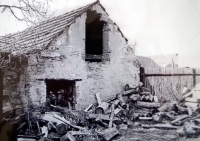 One of the farm buildings in 1990 