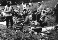 Underground festival in 1985 in Třemešek organized for the twenty-fifth birthday of Antonín Mikšík