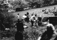 + Underground festival in 1985 in Třemešek organized for the twenty-fifth birthday of Antonín Mikšík