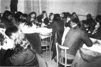 In the Čtverka pub in Uničov in 1986