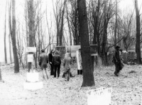 Exhibition at Šibenik in Uničov in 1986