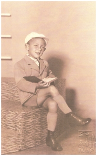 Jaroslav Svoboda at the age of six 