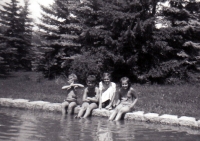 Idyll during holidays in summer 1950