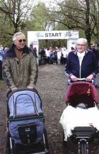 Jiří at the Terry Fox Memorial Run which was organised by the University of West Bohemia for years.