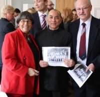 Norodom Sihamoni, Věra Perlínová and Petr Lachmann