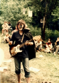 June 1985, Havlíčkův Brod / underground fest first quarry / Under that watchtower, Křečový Žíly - Hraboš / Photo: S. Stejskal