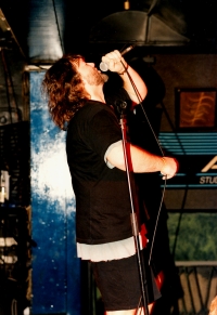 Našrot live in Prague, in Rock Café, album "The Mirror & The Mask", November 2000, Hraboš, photo: Jan Kučera