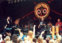 August 2001 / Našrot live Trutnov Open Air (full frame / Photo: M. Lédl)