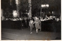 Marta Čermáková in the church - at the first communion of children