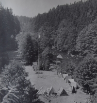 Camp in the Valley of Thundering Waters, 1969