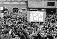 Demonstrace na Smetanově náměstí v Litomyšli 27. 11. 1989