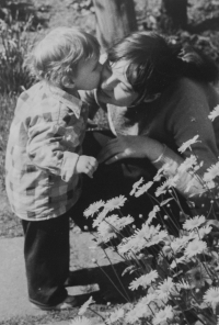 His daughter Jitka and granddaughter Klára