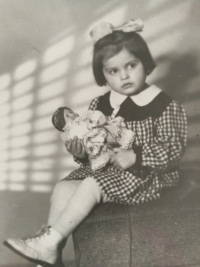 Eliška Bočková as a child