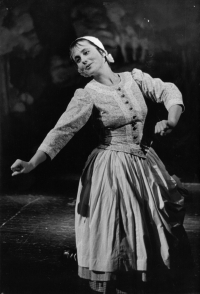 Ivana Plíhalová as Káča in 'Hrátky s čertem' / Olomouc / 1996