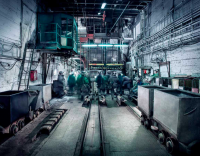 Uranium ore mining at Rožná mine