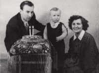 Jaroslav Mikeš, 2 years old, 1957