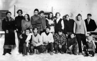 A meeting of the youth in Travná, New Years Eve 1972