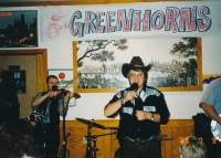 The Greenhorns during their US tour, 1990