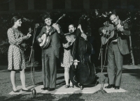 McLain Family Band at the U.S. embassy in Prague, June 5, 1975