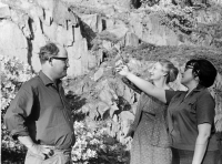 Parents of Filip Kreuziger during a trip in nature with aunt