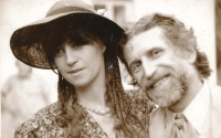 With Ivan Havel at Hrádeček, circa 1988