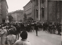 The Warsaw Pact Invasion, Jezuitská Street, 21 August 1968, Brno 