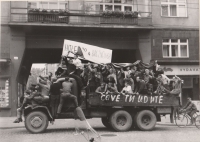 The Warsaw Pact Invasion, Jezuitská Street, 21 August 1968, Brno 