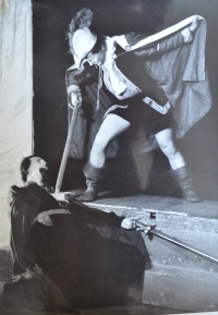 Jan Pavlíček as a prince in an amateur association in the 1950s