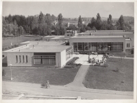 Catering pavilion on the premises of the Institute of Pioneer Organization, Seč, 1985