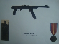 Machine gun of Miroslav Bernat