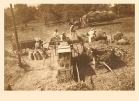 Photos from Ivan Štěpka's collection about the history of Točná (shots from the fields around Točná)