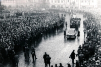 Jan Palach´s funeral, photo taken by Dalibor Gut