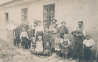 Grandparents (her mother is the third one from the right)