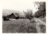 Sedláček homestead in Růžďka / 1970s