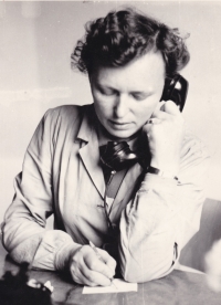 Sister Jindřiška at work in Brandýs at the turn of the 1940s and 1950s