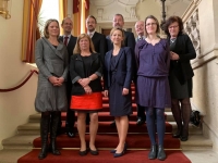  Deutsche Botschaft Prag, 2019, Irena Nováková v dolní řadě, druhá zleva