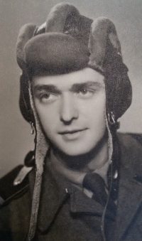 Ladislav Zázvůrek in military dress, around the time of their meeting, circa 1955