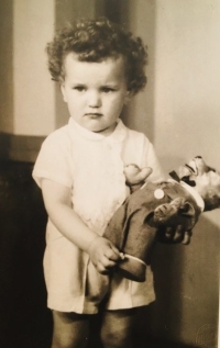 Jan at three years old