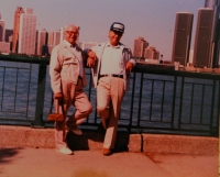 Jaroslav Langer with a friend from the time of total deployment, Pietro Kotkowicz from Poland, Detroit, 1988