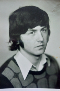 Jiří Skalický at graduation photo