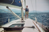 Jiří Skalický on a yacht