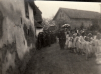 The funeral of Vašík Pavelka (1954)