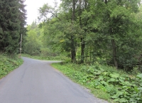 The place where the solitude Lesní mlýn near Velké Vrbno stood before the Second World War