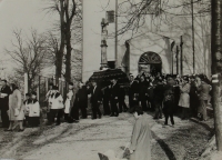 Funeral of mum Františka Pavlíková