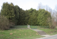 Memorial at the place where three resistance members were executed on 10 July 1944