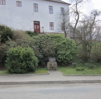 Memorial of the Soviet fugitive Nikolai Buss who was shot dead in Jedlí