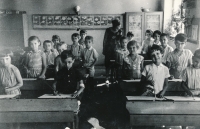 Martina Špinková, 1st grade, 1965