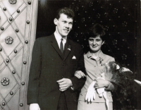 Wedding, New Town Hall, Prague, 1966.
Almost 54 years together